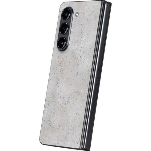 Light Grey Concrete Galaxy Z Fold5 5G Skin
